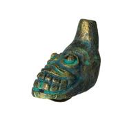 Aztec Whistle Prank Ghost Terrifying Death Reality Human Scream War Skull Gift Craft(Style Y)