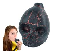 Aztec Whistle - Scream Terror Skull Whistle | Loud Howling Whistle For Halloween, Cultural Exhibitions, War Reconstitutions, Pranks, Parties And Collection