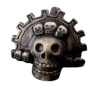 Aztec Whistle Skull Shaped Distinct Sound Collectible | Aztec Death Whistle Authentic for Modern Music Production, Horror Sound Effects, Halloween Parties, Pranks, Historical