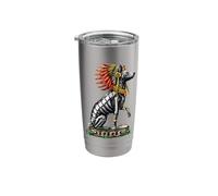 Aztec Xolo Dog Xoloitzcuintli Aztec Warrior Stainless Steel Insulated Tumbler
