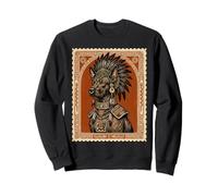 Aztec Xoloitzcuintli Warrior Dog Mexican Hairless Xolo Dog Sweatshirt