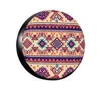 Azteca Geométrico Funda Cubierta Para Rueda Impermeable Coche Vehículo Rueda Funda Weatherproof Neumático Repuesto Cubierta Para Todoterreno Autocaravana Camión