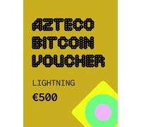 Azteco Bitcoin Lightning Voucher 500 EUR - Azteco Key - GLOBAL