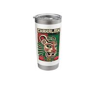 Aztek Warrior Mask Mexican Boxing Stainless Steel Insulated Tumbler