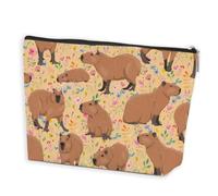 Azteoiz Cat Gifts for Cat Lovers, Cat Gifts for Girls, Funny Cat, Crazy Cat Lady Gifts, Cat Mom Gifts - A Girl Who Loves Pot Cats Makeup Bag & 5PCS Stickers Movie Merchandise Gifts for Girls Women