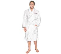 aztex Personalised So Soft Bathrobe, Small/Medium, White
