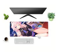AZTIPULT Anime Mouse Pad Citlali Genshin Impact Gaming Keyboard Mat Non-slip Water-resistant Rubber Base Full Desk Mousepad 3d Pattern
