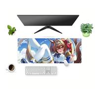 AZTIPULT Anime Mouse Pad Umamusume Pretty Derby Daiwa Scarlet Gaming Keyboard Mat Non-slip Water-resistant Rubber Base Full Desk Mousepad 3d Pattern