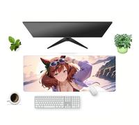 AZTIPULT Anime Mouse Pad Umamusume Pretty Derby Nice Nature Gaming Keyboard Mat Non-slip Water-resistant Rubber Base Full Desk Mousepad 3d Pattern