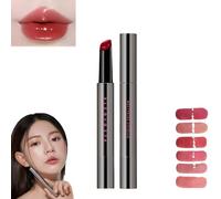 Aztk Meltykiss Jelly Gloss Lipstick, Aztk Gloss Lipstick, Aztk Moisturizing Melty Kiss Lip Jelly, High Shine & Plunping Lip Glow, Long Lasting Waterproof Non-Fading Lipstick Lip Gloss (MJ04, One Size)