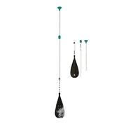 Aztron STYLE 2.0 3-Section Aluminium Unisex Adult Paddle Black 160-215 CM