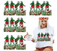 AZTSYT Christmas Iron on Patches Decals Grinchs Heat Transfers Vinyl Cartoon Green Monster HTV Transfer Paper for T-Shirt Clothing Hat Pillow Backpack DIY Craft Supplies (gch2)