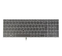 AZUBAYCOM Laptop Replacement Computer Keyboard for HP ZBook Fury 15 G7/G8 15.6 inch, L97967- L97968- M17095-031 M17094-031 Backlit w. TrackPoint, Black (UK GB Layout)