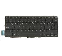 AzubayCom Turkish Keyboard for Dell Inspiron 13 3379 2in1, 5368 2in1, 5378 2in1, 5379 2in1, 7368 2in1, 7375 2 in 1, Backlit 04MN6Y