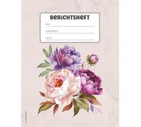 Azubi Berichtsheft: Berufsschule Zubehör für Ausbildungsbeginn praktischer Ausbildungsnachweis für Ausbildung im schönen Design A4 Ausbildungsnachweisheft pro Woche 1 Seite für Berufsausbildung