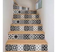 Azulejos Self-Adhesive Stair Sticker Tiles 15 x 105 cm 4 Strips