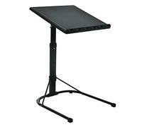 Folding Laptop Table Black With Adjustable Height and Tilt Angle Portable Gaming Computer Desk Tablet Stand Tray Bedside Sofa Armchair Crafting Jigsaw