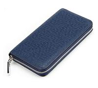 AZUMIO Men Wallets Classic Long Style Card Holder Male Purse Zipper Large Capacity Big Wallet For Men (Color : 1392-blue)