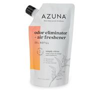Azuna All-Natural Odor Remover Gel Refill Pouch | Air Purifier with Tea Tree Oil | Plant-Based & Long Lasting | For Pet Odors, Smoke & Strong Odors | Simply Citrus, 12 oz.