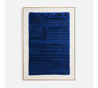 Azura XL W100 X H140cm Wall Canvas blue