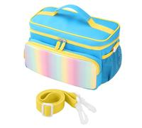 AZURAOKEY Carrying Case Compatible with Toniebox 2 &1 Starter Set, Travel Storage Bag for Tonies Figures Characters with Detachable Divider and Shoulder Strap for Audio Player Starter Set (Case Only)