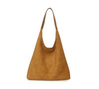 AZURAOKEY Suede Purses for Women 2025 - Large Capacity Retro Suede Hobo Slouchy Tote with Soft Leather Feel, Versatile for Work