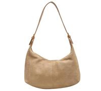 AZURAOKEY Suede Shoulder Bag for Women Suede Purse Luna Bag Suede Crescent Shoulder Bag Suede Bag Hobo Handbag