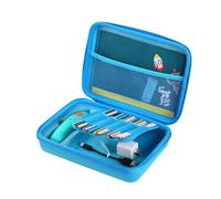 AZURAOKEY Travel Carrying Case Compatible with 3Doodler Start+ Essentials 3D Pen Set, Storage Case for Filament Refill and USB Cable, Portable Protective Holder with Hand Strap (Bag only)