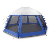 (azure blue, 510 x 510 cm) vidaXL Pool Tent with Removable Fly & Mesh Walls Sea Green 510x510 cm