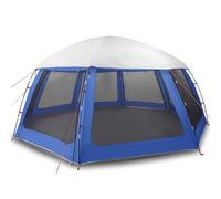 vidaXL Pool Tent with Removable Fly & Mesh Walls Azure Blue 612x612 cm