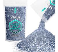 Azure Blue Glitter Paint Additive 100g | Sparkle Glitter Paint for Walls Interior Exterior, v1rtus