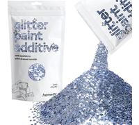 Azure Blue Glitter Paint Additive Extra Chunky 100g for Adding Sparkle to Paints & Varnish | Paint Walls Sparkly Add to Emulsion, Acrylic or Lacquer Indoor | Hemway