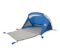 (azure blue) vidaXL Beach Tent 2-Person Grey Waterproof tent garden tent outdoor shelter