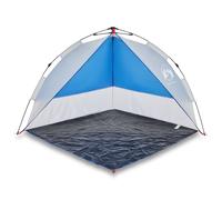 vidaXL Beach Tent Azure Blue Quick Release Waterproof UK