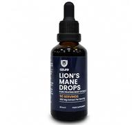 Azure Lion's Mane Drops 10:1 - High-Strength Fruiting Body Extract, Up to 600mg per Day - Alcohol-Free Liquid Supplement for Focus, Memory & Clarity - Vegan Natural Brain Support - 50 ml / 50 Servings