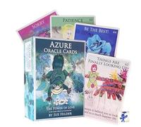 Azure Oracle Cards: A 64 Silver-Edged Card Deck and Guidebook