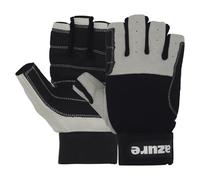 Azure Premium Quality Strong AMARA Black Sailing Enforced Palm Breathable Best Gloves Skiing Riding Running Hiking Fishing Sailing Indoor-Outdoor C/F (XSmall)