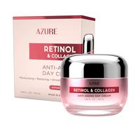 AZURE Retinol & Collagen Day Cream - Anti Aging Restoring & Hydrating Moisturizer - Reduces Fine Lines Evens Tone - 50mL / 1.69 fl.oz.
