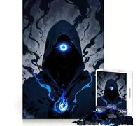 Azure Seer︰ Watcher Beyond The Veil Teenager Jigsaw Puzzles 1000 Pieces Brain Memory Restful Pleasure Tight Lock Meaningful Gift (38x52cm)