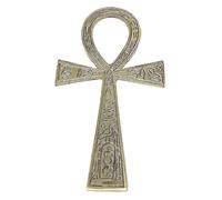 AzureGreen Brass Ankh Brass Large (4x7 1/4") for altar or wall