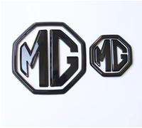 AzurePure Car Logo Badge for MG MG5 2020-2022,ABS Car 3D Logo Car Emblem Replacement Badge Sticker Cover Vehicle Specific Car Decorations,Black A