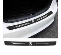 AzurePure Car Rear Bumper Protector for Peugeot Partner Tepee facelift,Carbon Fiber Trunk Door Protector Trunk Protection Trim Cover Anti Scratch Trunk Plate Door Sill Strip Car Accessories
