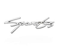 AzurePure Car Sticker for Kia Sportage 2021-2025,Metal Car Front Grille Emblem Badge Boot Rear Bumper Car Decals Letters Body Side Logo Car Waterproof Styling Accessories,Silver