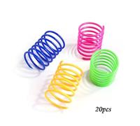 AzurePure Kitten Cat Toys Wide Durable Heavy Gauge Cat Spring Toy Colorful Springs Cat Pet Toy Coil Spiral Springs 4/8/16/20pcs cat toys(20pcs)