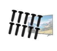 AzureRay 10 Piece M4xL12 Screw Set Replacement Screws for TV Stand - Compatible with Samsung, TV Base & Guide Stand - Durable & Perfect Fit