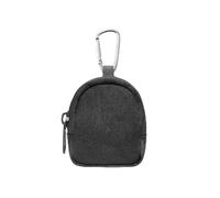 AzureRay Coin Purse with Zip, Change Purses Small Organiser Bags Canvas for Home, Coin Purse Key Chain Bags for Waist Pack (Black), black, S, Casual