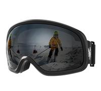 AzureWings Ski Goggles Over Glasses with Dual lens, Anti-fog Anti-UV Snow Goggles for Men Women Youth Skiing Snowmobile Protection/Wide Vision