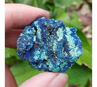 Azurite Malachite Geode Crystal Stone Collectible Spiritual Products Ornaments (Size : 5-15g) Gemstone Stone