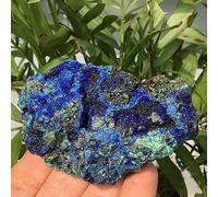 Azurite Malachite Geode Crystal Stone Collectible Spiritual Products Stone Ornaments (Size : 7-10cm)