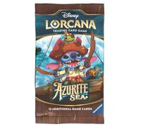Azurite Sea Lorcana Set | Disney Trading Cards Booster Packs | Featuring Stitch, Baymax, Yzma and Moana | Newest Set of Lorcana Cards for Collectors, Enthusiasts and Children over 6